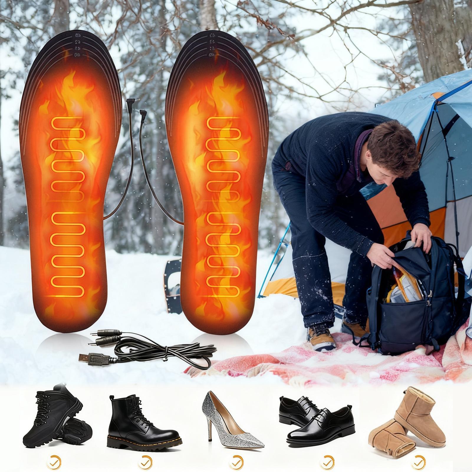 Heated Insole Rechargeable - Plantillas calentadas recargables por USB, calentadores