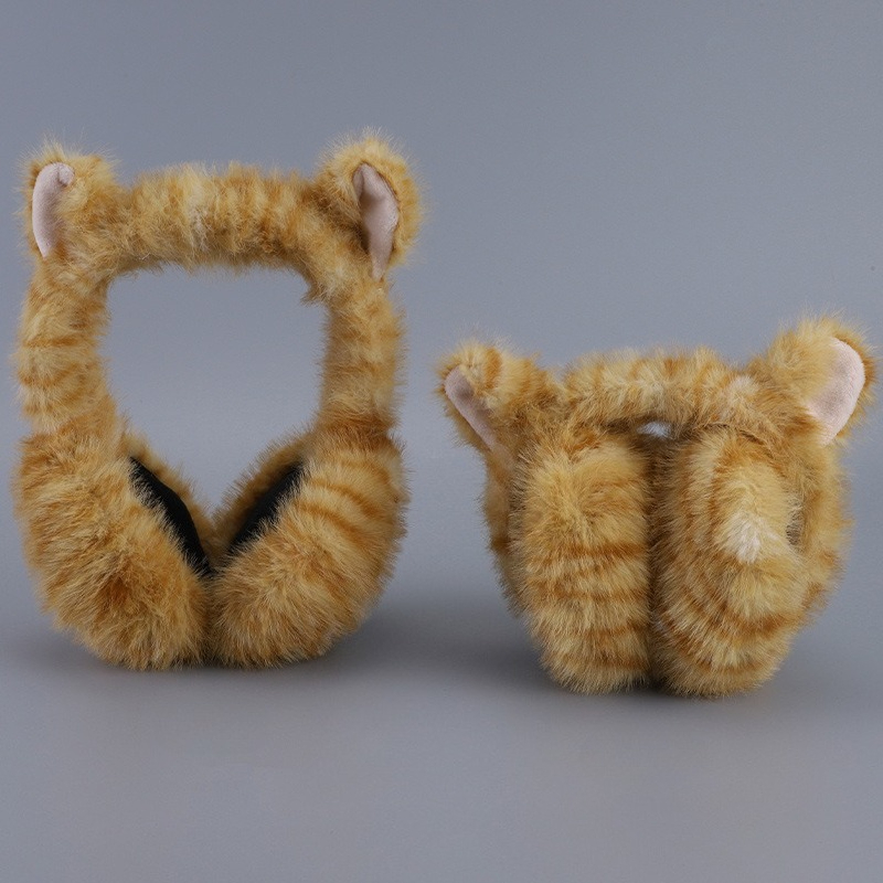 Winter Clothing Earmuffs - Anjj-orejeras estilo gato, orejeras de felpa