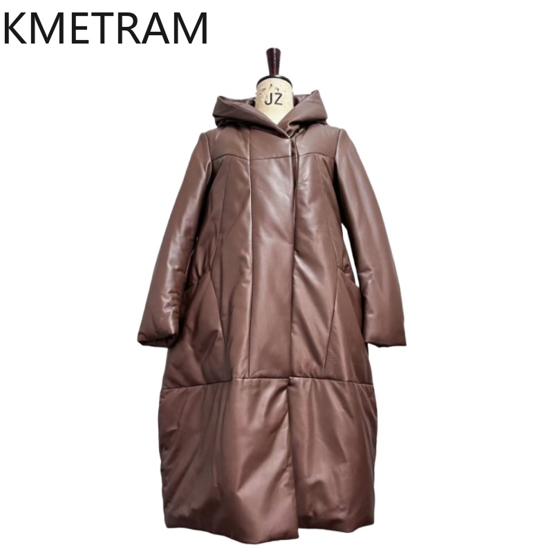 Puffer Jacket Women Down - 100% chaqueta acolchada de piel de