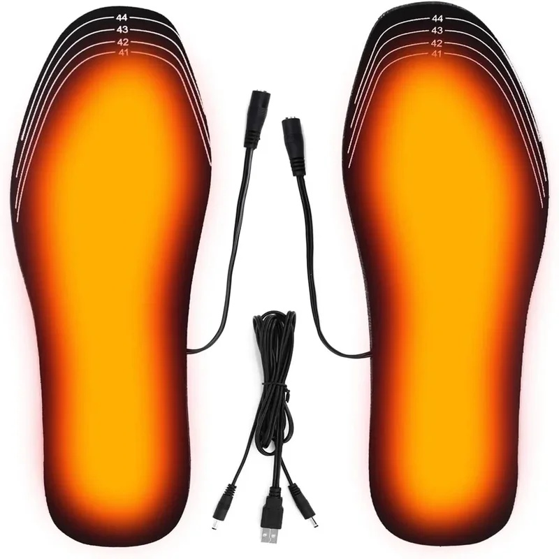 Heated Insole Rechargeable - Plantillas USB Calefactables para Zapatos, Almohadillas