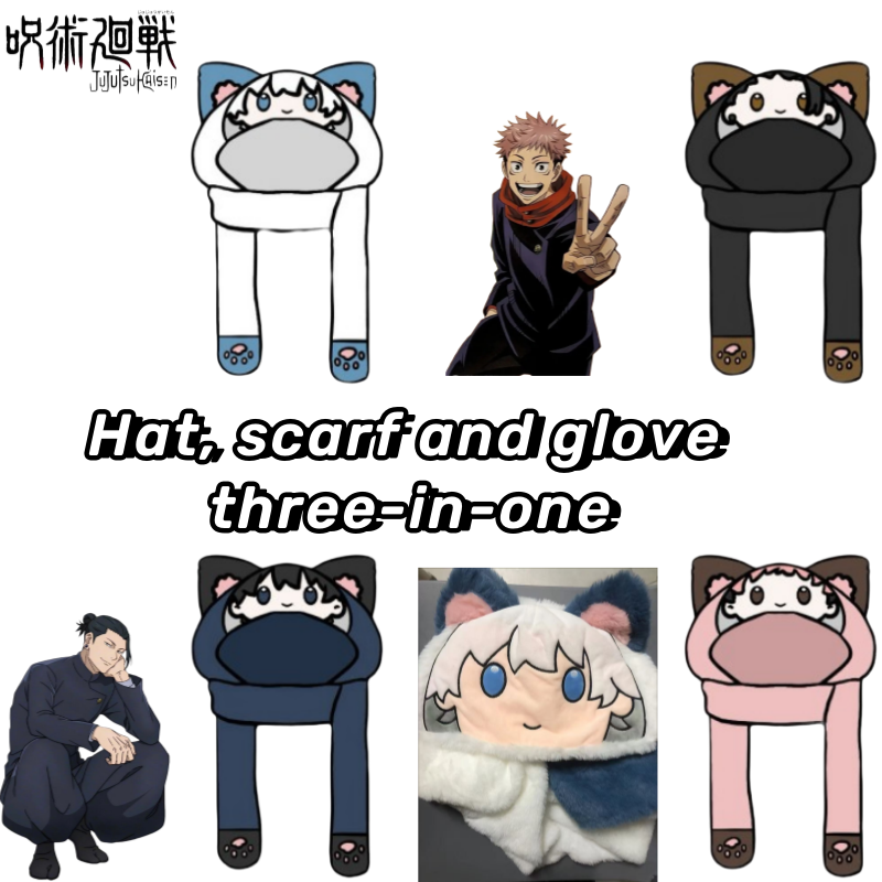 Winter Clothing Earmuffs - Nuevo Jujutsu Kaisen Gojo Satoru Itadori