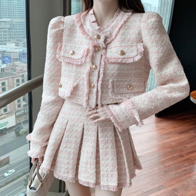 Winter Clothing Line - Conjunto de chaqueta y falda a