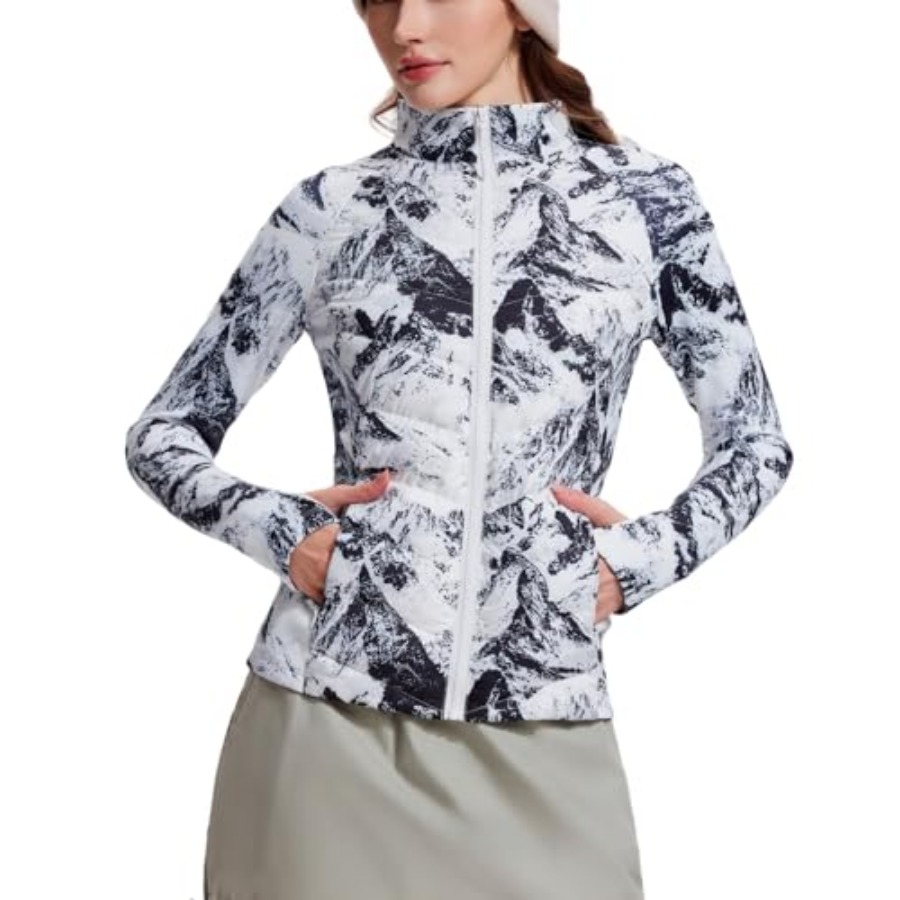 Puffer Jacket Women Down - Chaqueta Acolchada Ligera AFZ para Mujer,