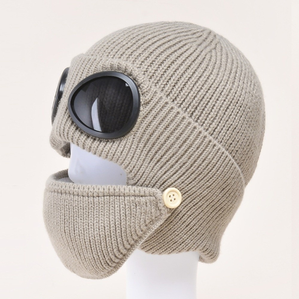 Winter Clothing Earmuffs - Gorro de lana cálido con forro