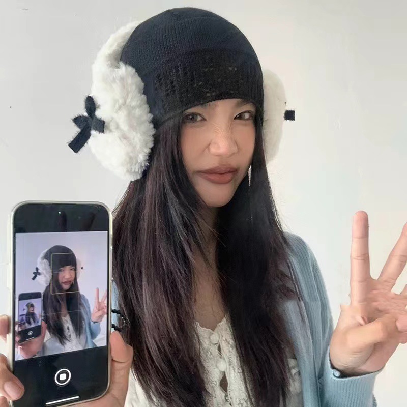 Winter Clothing Earmuffs - Orejeras con lazo a la moda