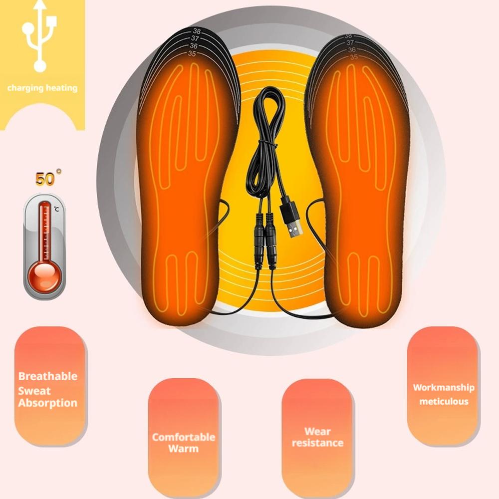 Heated Insole Rechargeable - Plantillas calefactables, plantillas calentadoras de pies