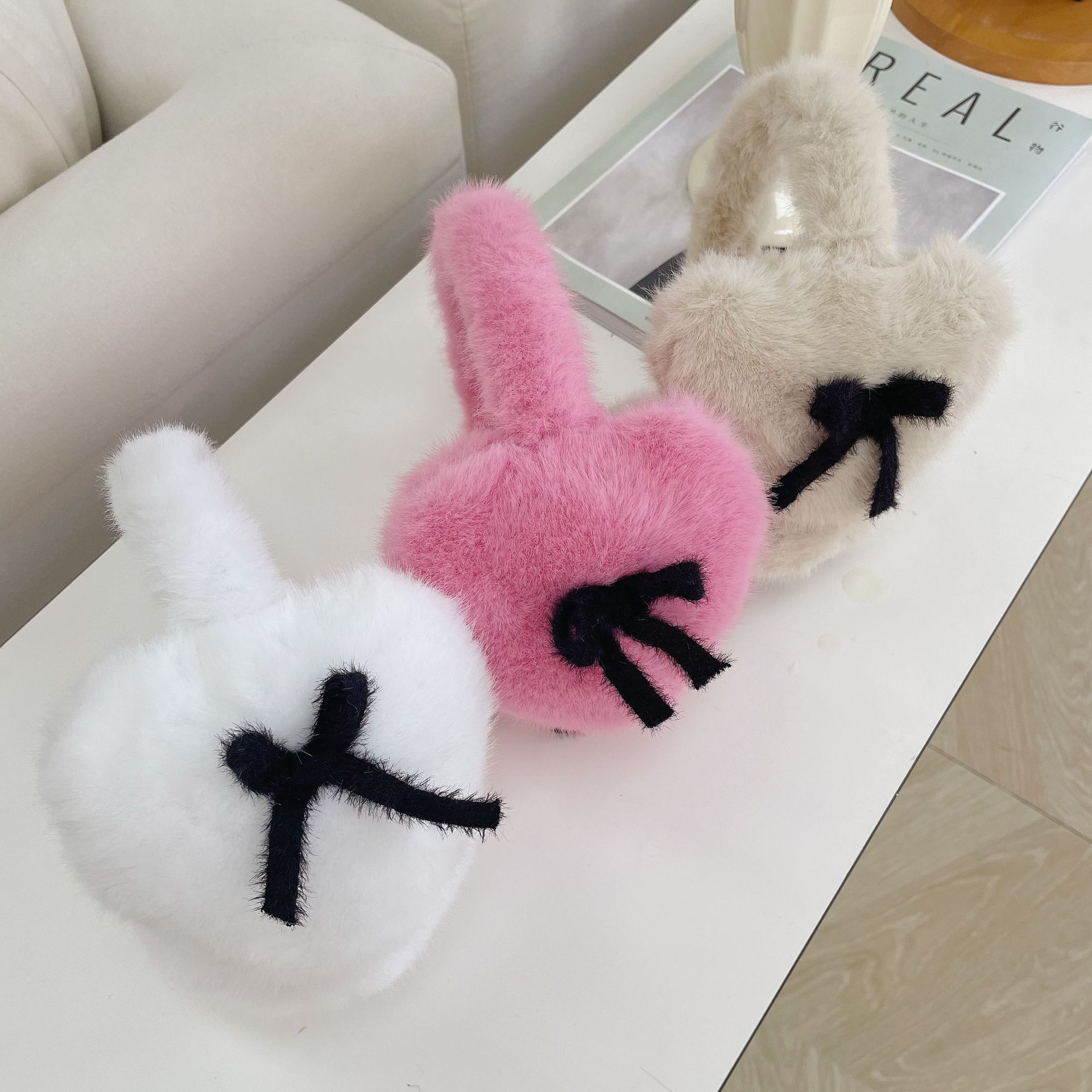 Winter Clothing Earmuffs - 2025 orejeras populares con lazo y