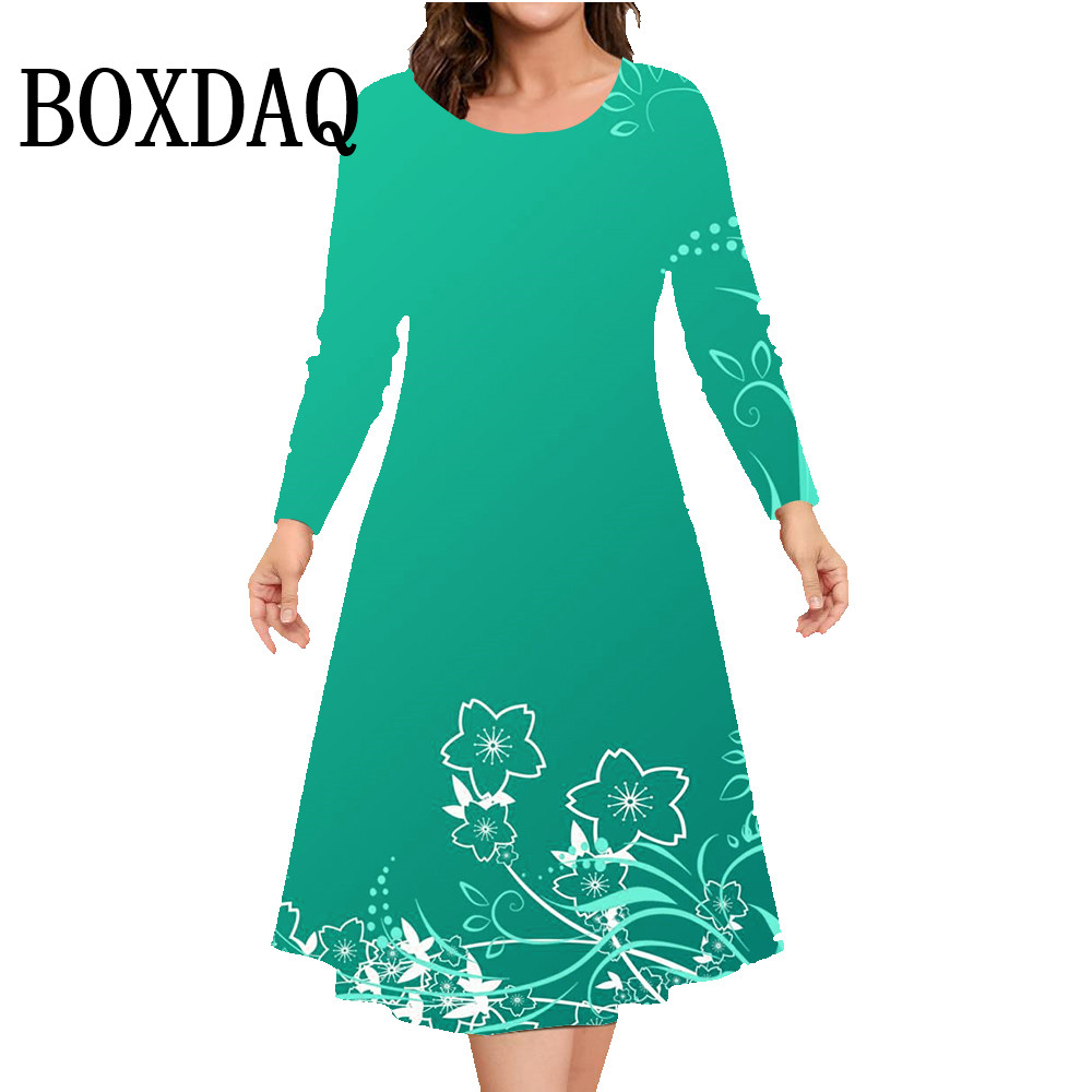 Vestido de manga larga de otoñ - Winter Clothing Line reseña y precio