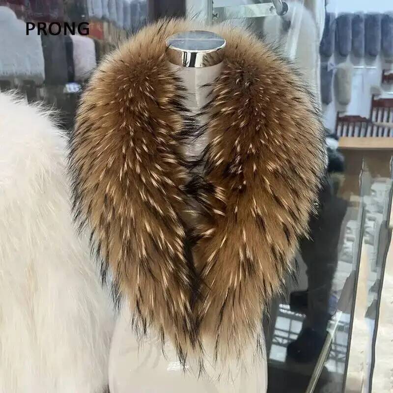 Bufanda de piel de mapache Nat - Winter Clothing Color reseña y precio