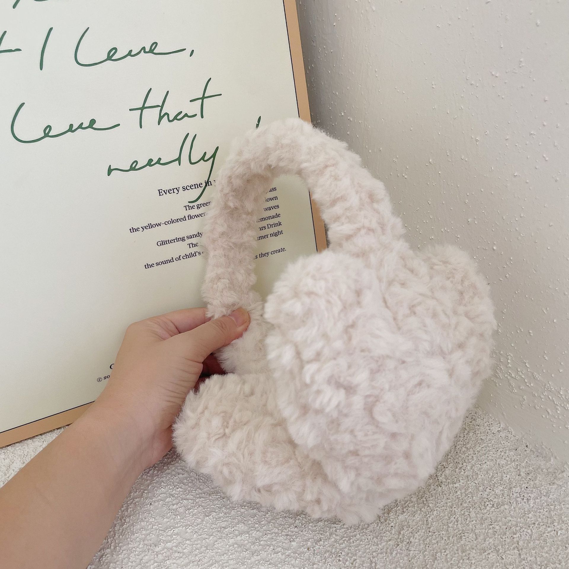Orejeras de felpa de lana de c - Winter Clothing Earmuffs reseña y precio