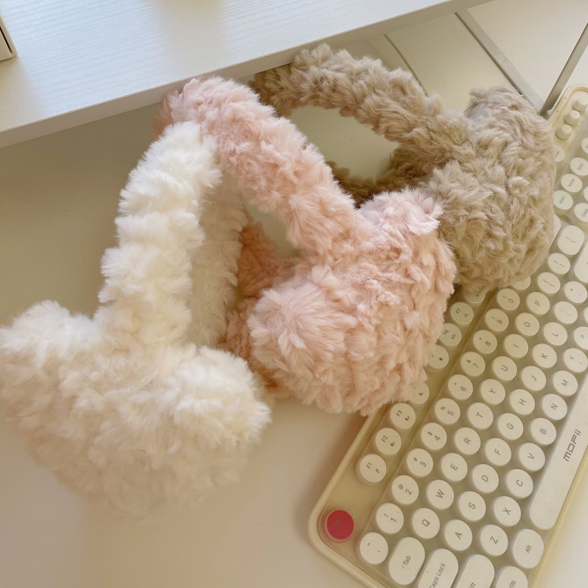 Orejeras de felpa de lana de c - Winter Clothing Earmuffs reseña y precio