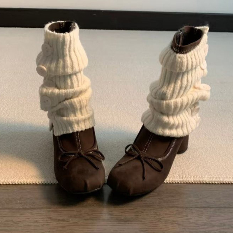 Botas de tacón alto con lazo p - Winter Clothing For Women reseña y precio