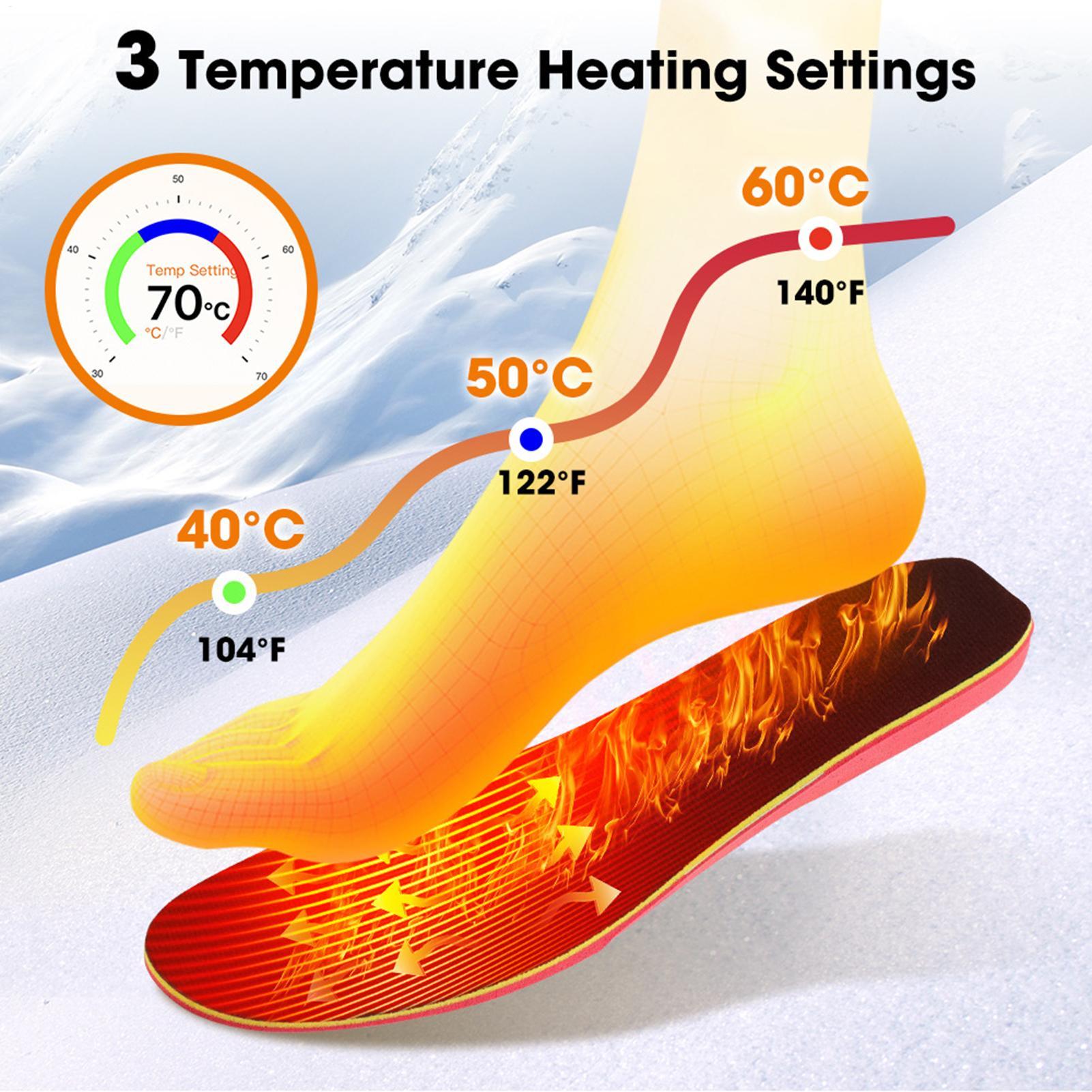 Plantillas calentadas Seanker, - Heated Insole Rechargeable reseña y precio