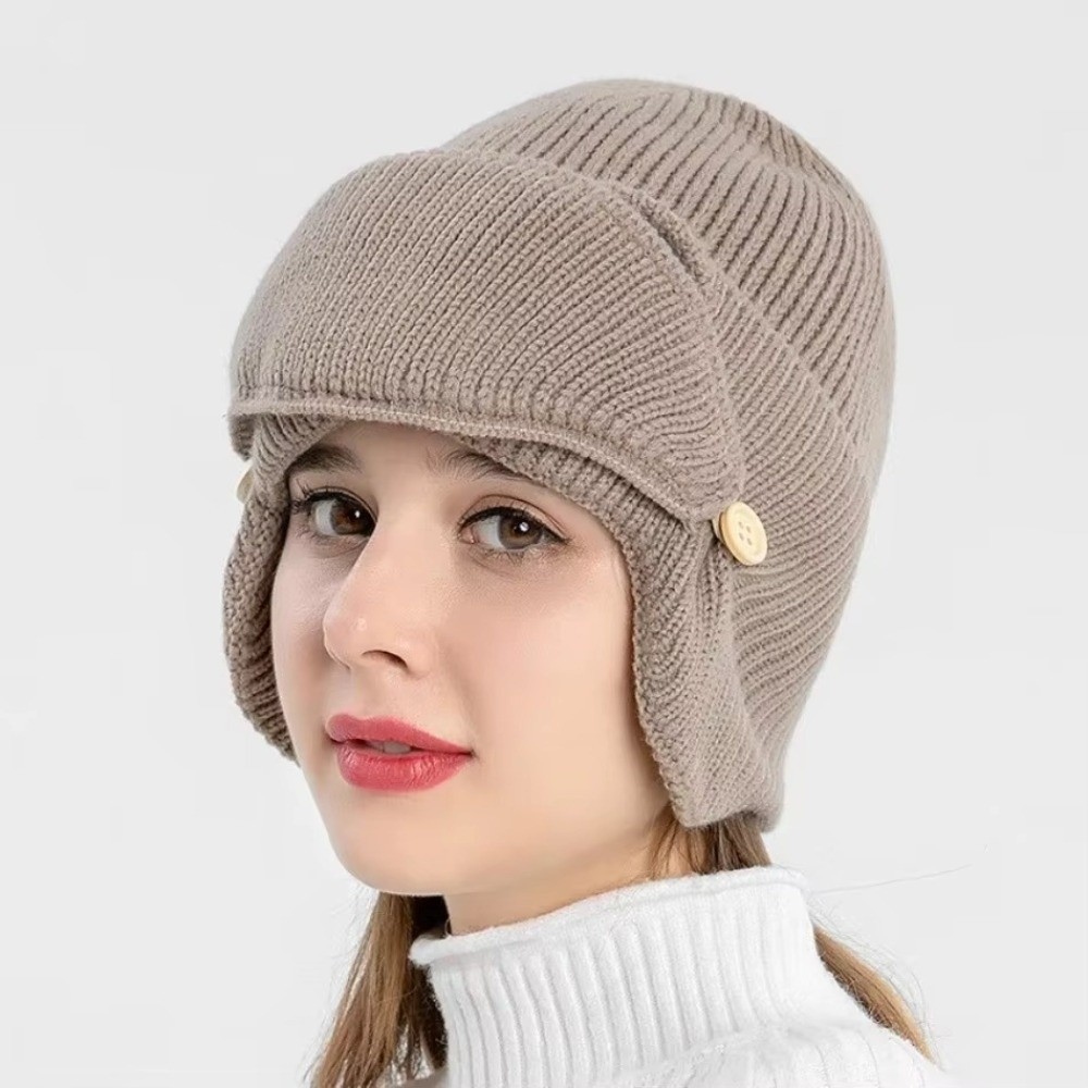 Gorro de lana cálido forrado d - Winter Clothing Earmuffs reseña y precio