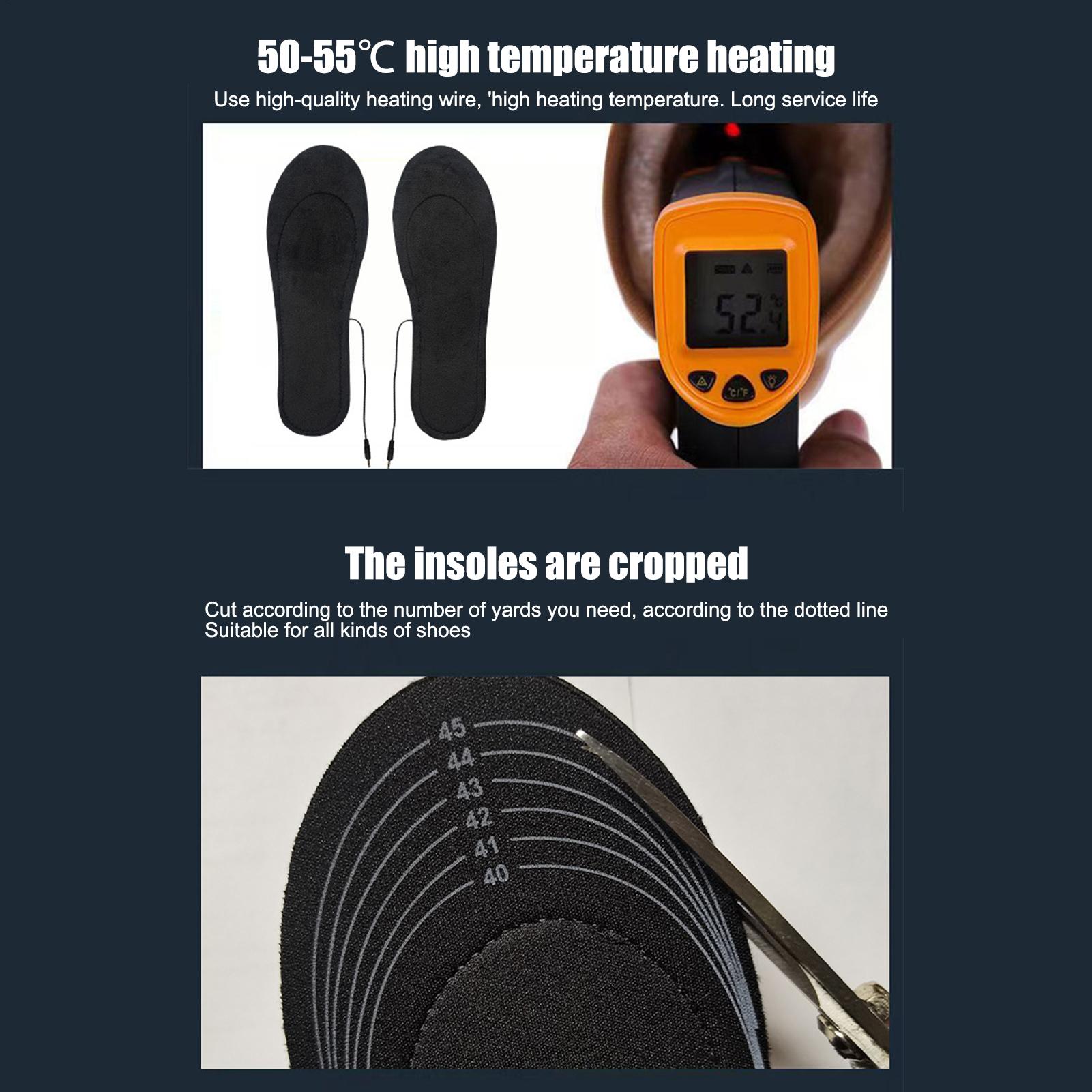Plantillas calentadas por USB, - Heated Insole Rechargeable reseña y precio