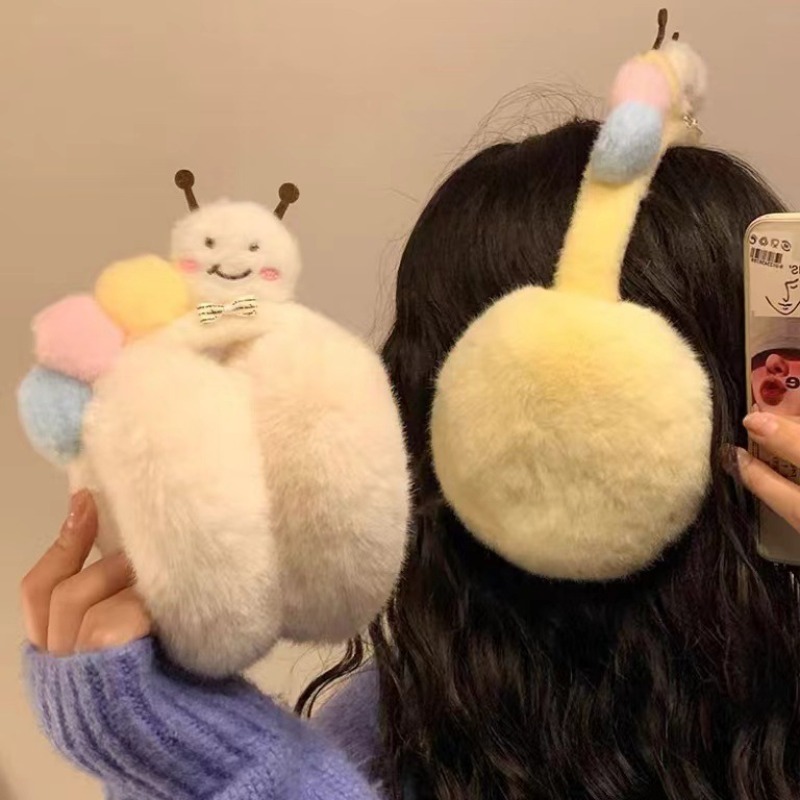 Orejeras de oruga de felpa div - Winter Clothing Earmuffs reseña y precio