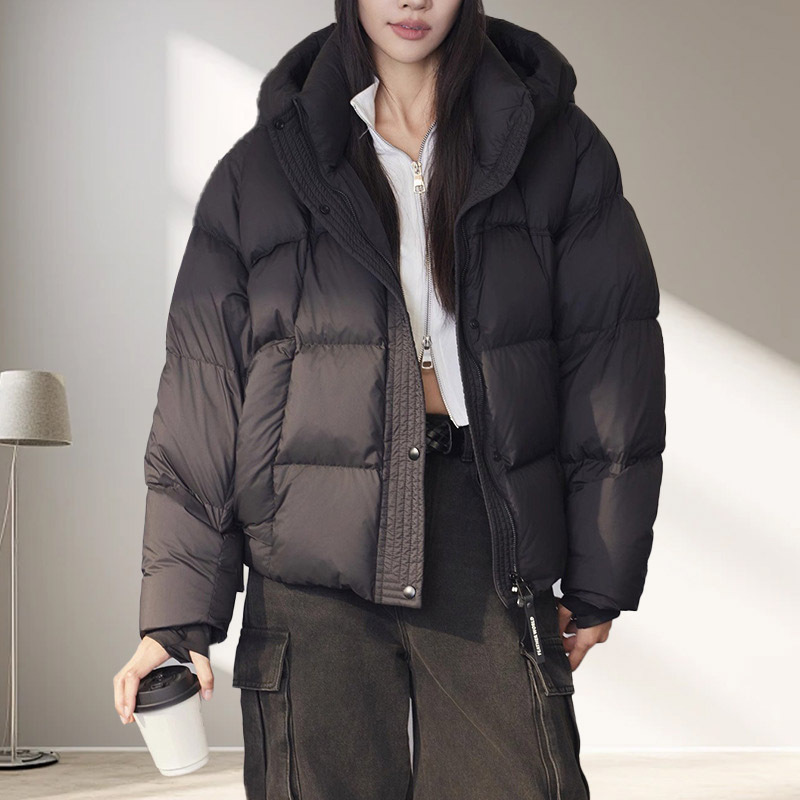 Chaqueta corta de plumón de pa - Puffer Jacket Women Down reseña y precio
