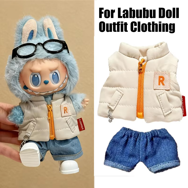 Para muñeca Labubu de 15 y 17c - Winter Clothing Color reseña y precio