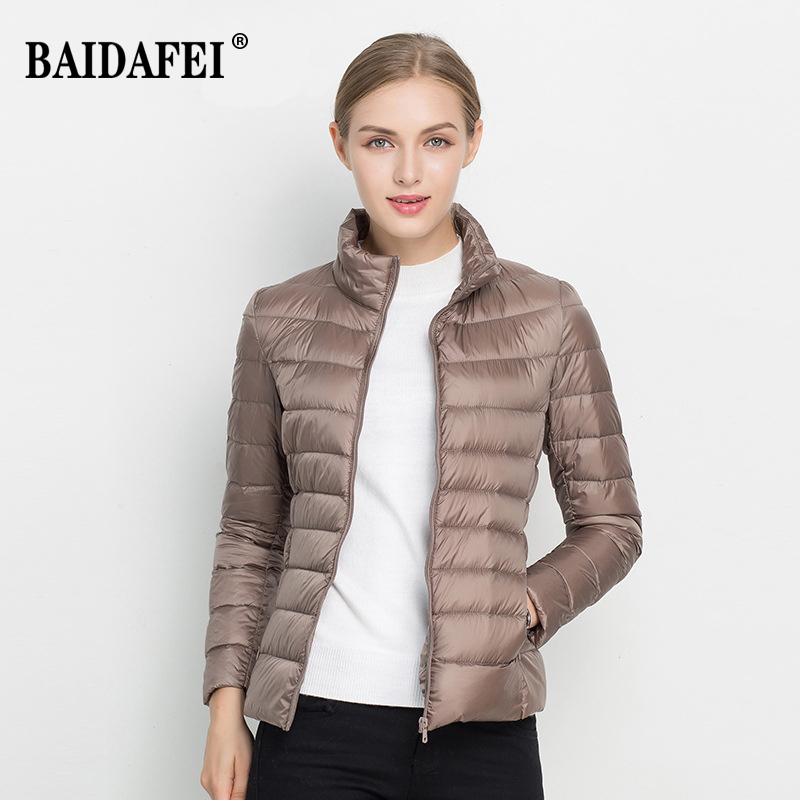 Chaqueta acolchada corta para  - Puffer Jacket Women Down reseña y precio