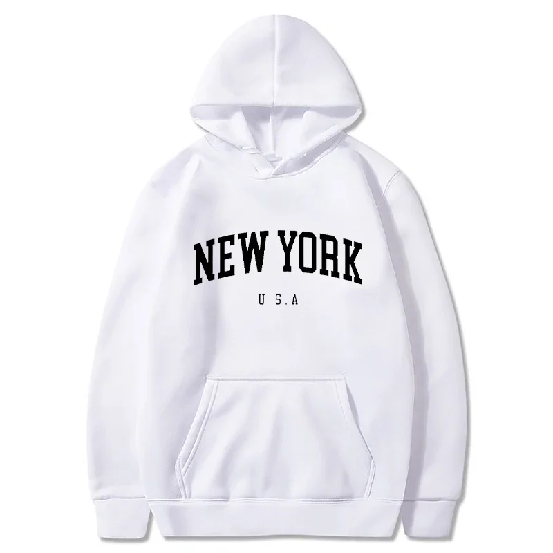 Sudadera con Capucha Estampada - Winter Clothing New York reseña y precio
