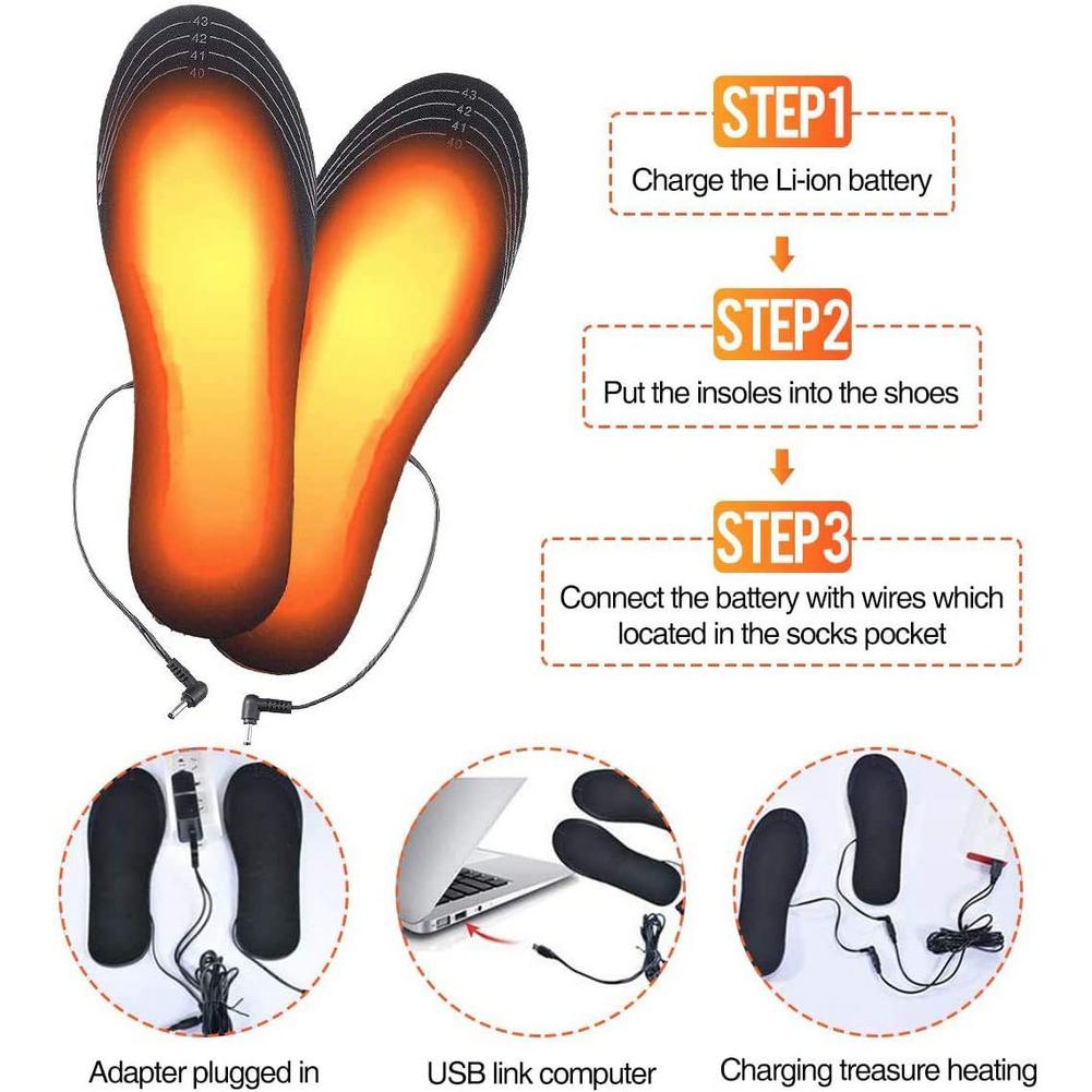 Plantillas calentadas recargab - Heated Insole Rechargeable reseña y precio