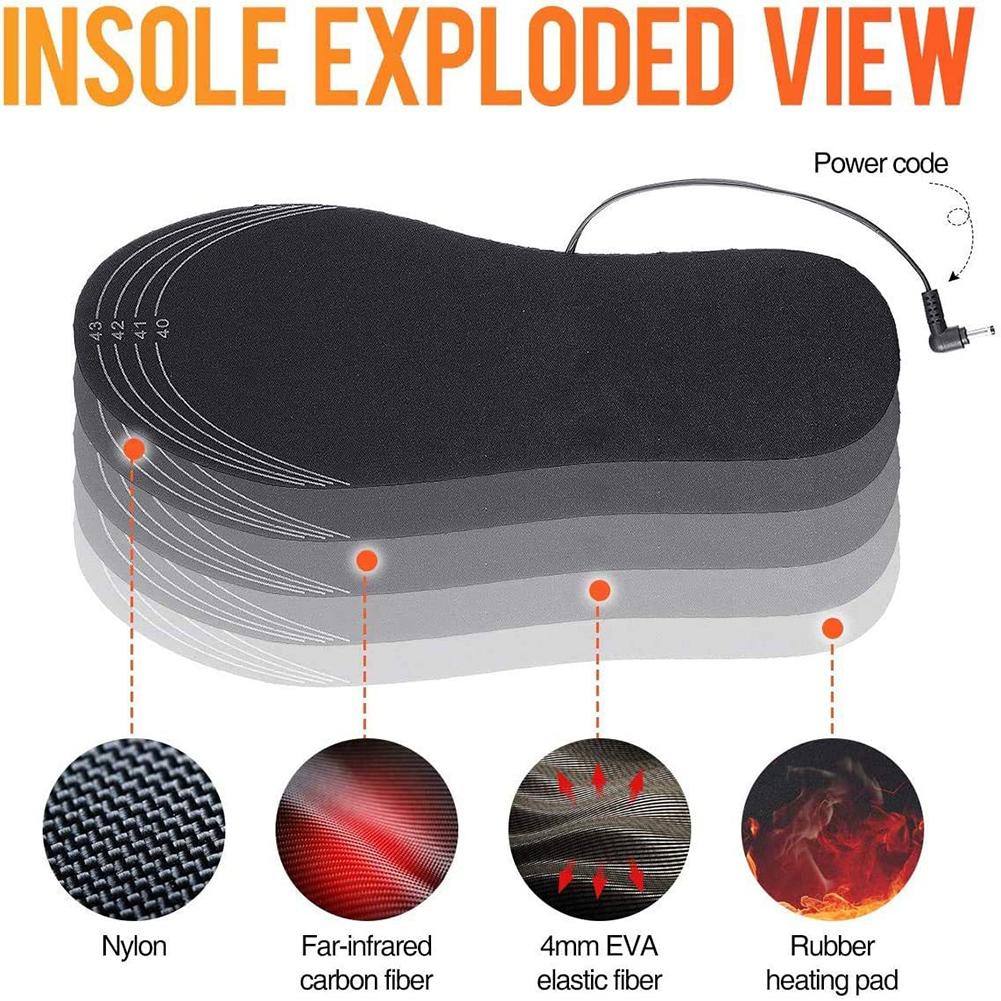 Plantillas calentadas recargab - Heated Insole Rechargeable reseña y precio